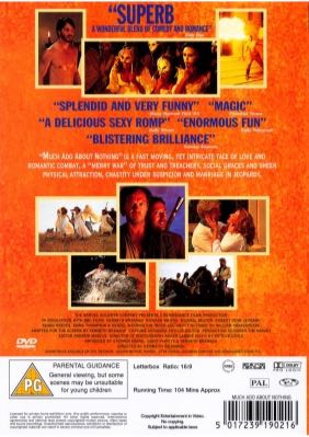 Much Ado About Nothing DVD movie collectible [Barcode 5017239190216] - Main Image 2