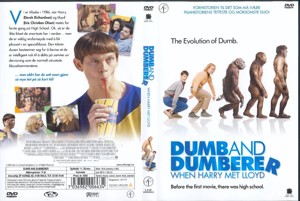 Dumb and Dumberer: When Harry Met Lloyd -322 DVD movie collectible [Barcode 7036988008403] - Main Image 2