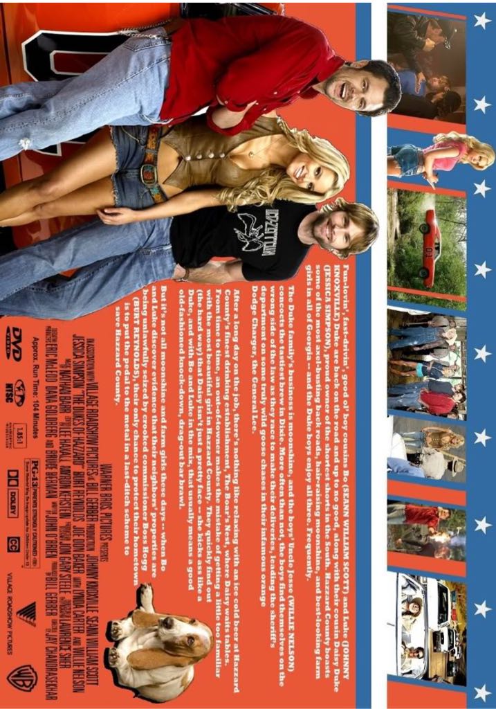 (002) Dukes Of Hazzard, The DVD-R movie collectible [Barcode 012569758377] - Main Image 2