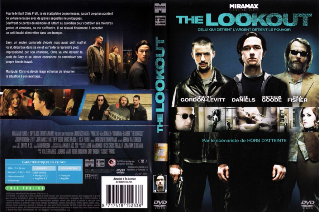 The Lookout DVD movie collectible [Barcode 096009751692] - Main Image 2
