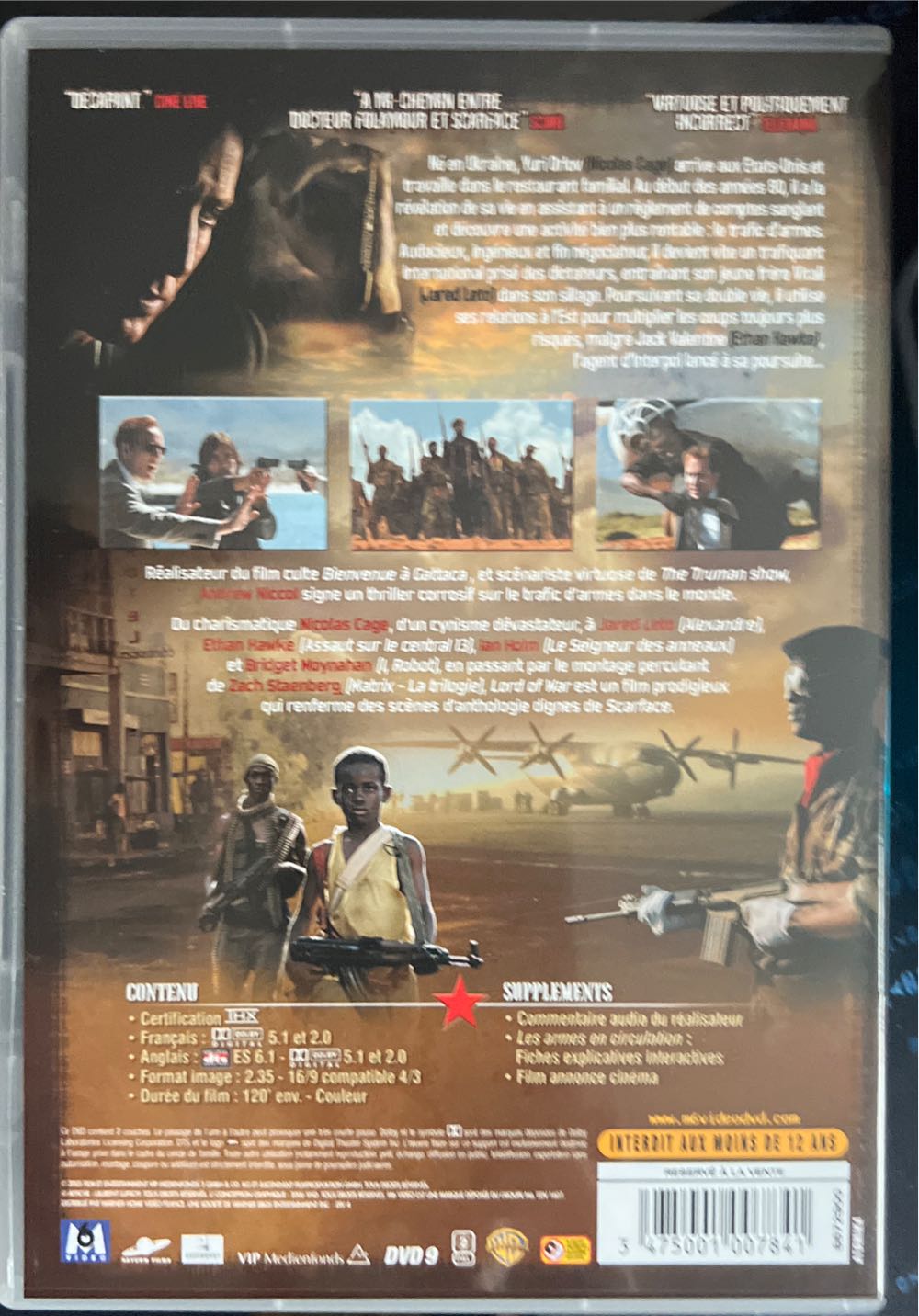Lord of War DVD movie collectible [Barcode 3475001007841] - Main Image 2
