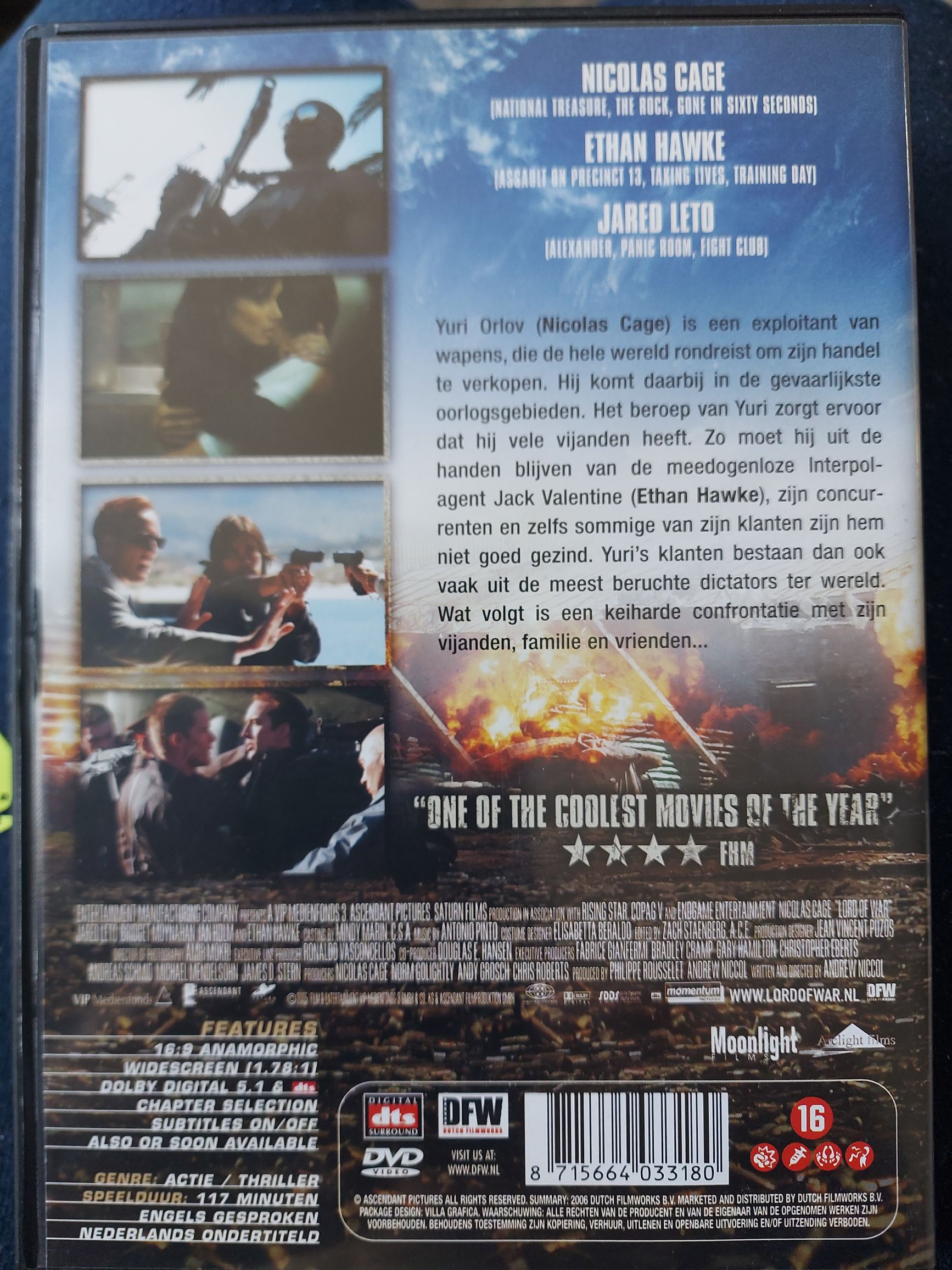 Lord of War DVD movie collectible [Barcode 8715664033180] - Main Image 2