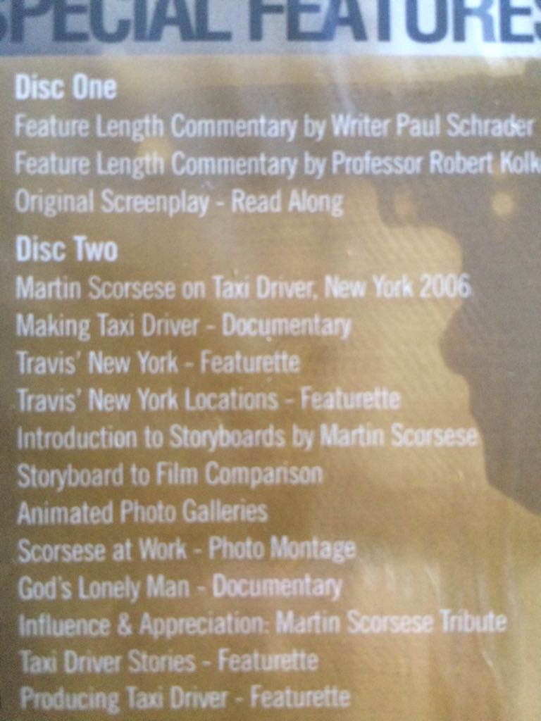 Taxi Driver DVD movie collectible [Barcode 5035822001992] - Main Image 2