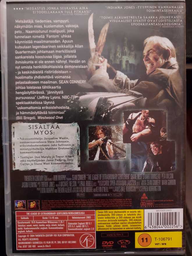 Herrasmiesliiga DVD movie collectible [Barcode 6438044002256] - Main Image 2