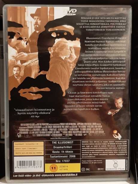 Illusionist, The DVD movie collectible [Barcode 6420201170373] - Main Image 2