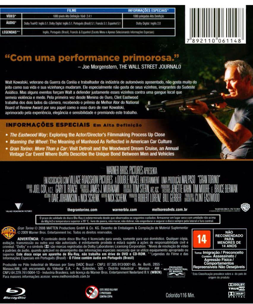 Gran Torino DVD movie collectible [Barcode 5051895038697] - Main Image 2
