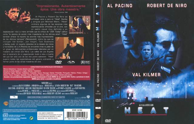 Heat - Special Edition DVD movie collectible [Barcode 085392891924] - Main Image 2