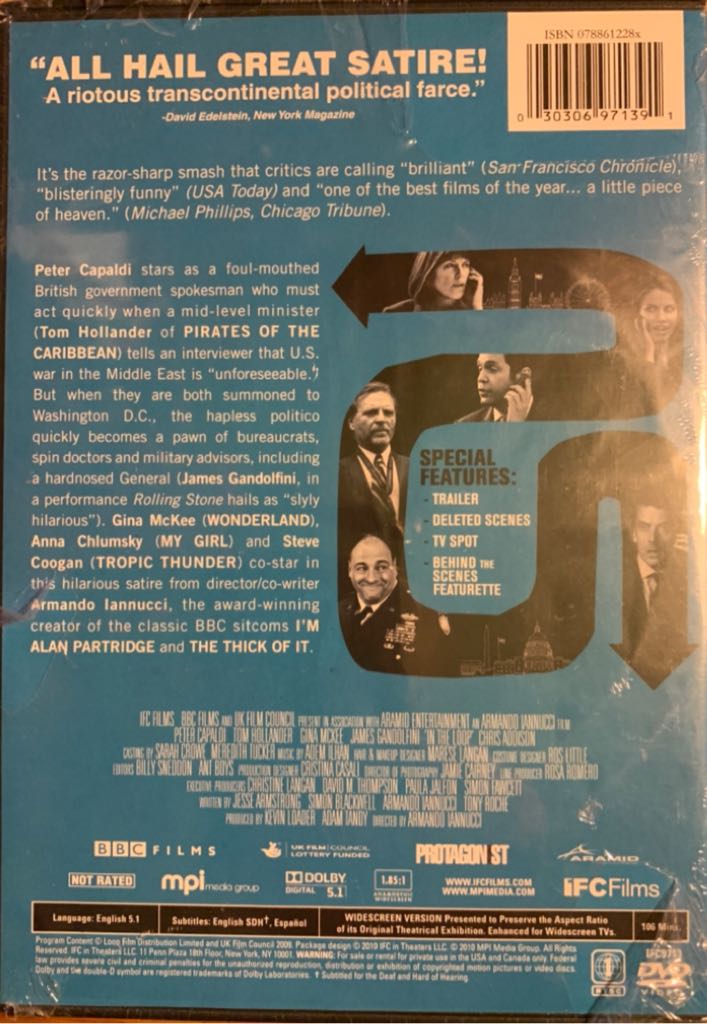 In The Loop DVD movie collectible [Barcode 030306971391] - Main Image 2