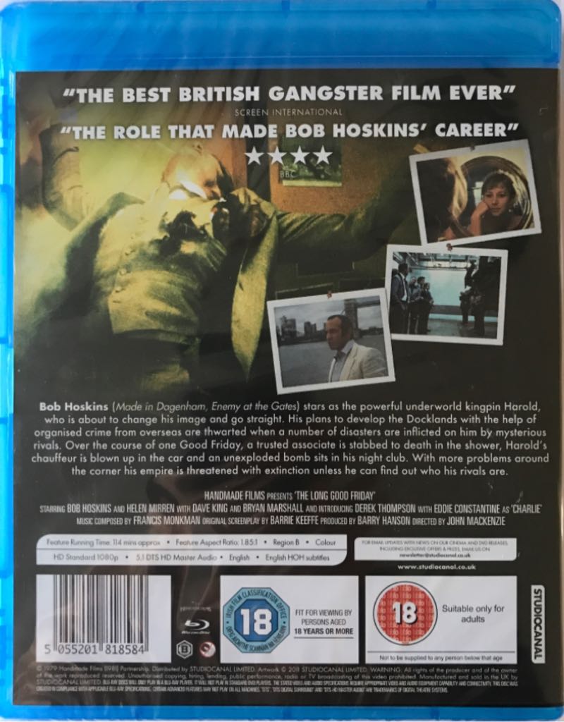 The Long Good Friday Blu-ray movie collectible [Barcode 5055201818584] - Main Image 2
