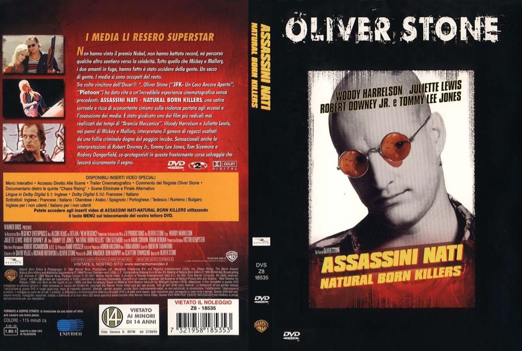 Natural Born Killers DVD movie collectible [Barcode 5014138296735] - Main Image 2