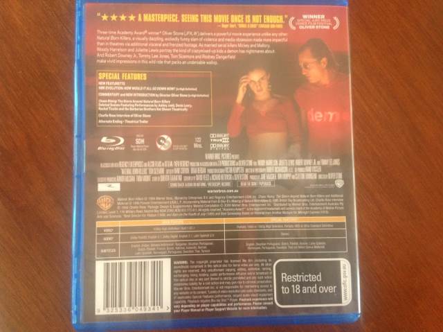 Natural Born Killers Blu-ray movie collectible [Barcode 9325336049341] - Main Image 2