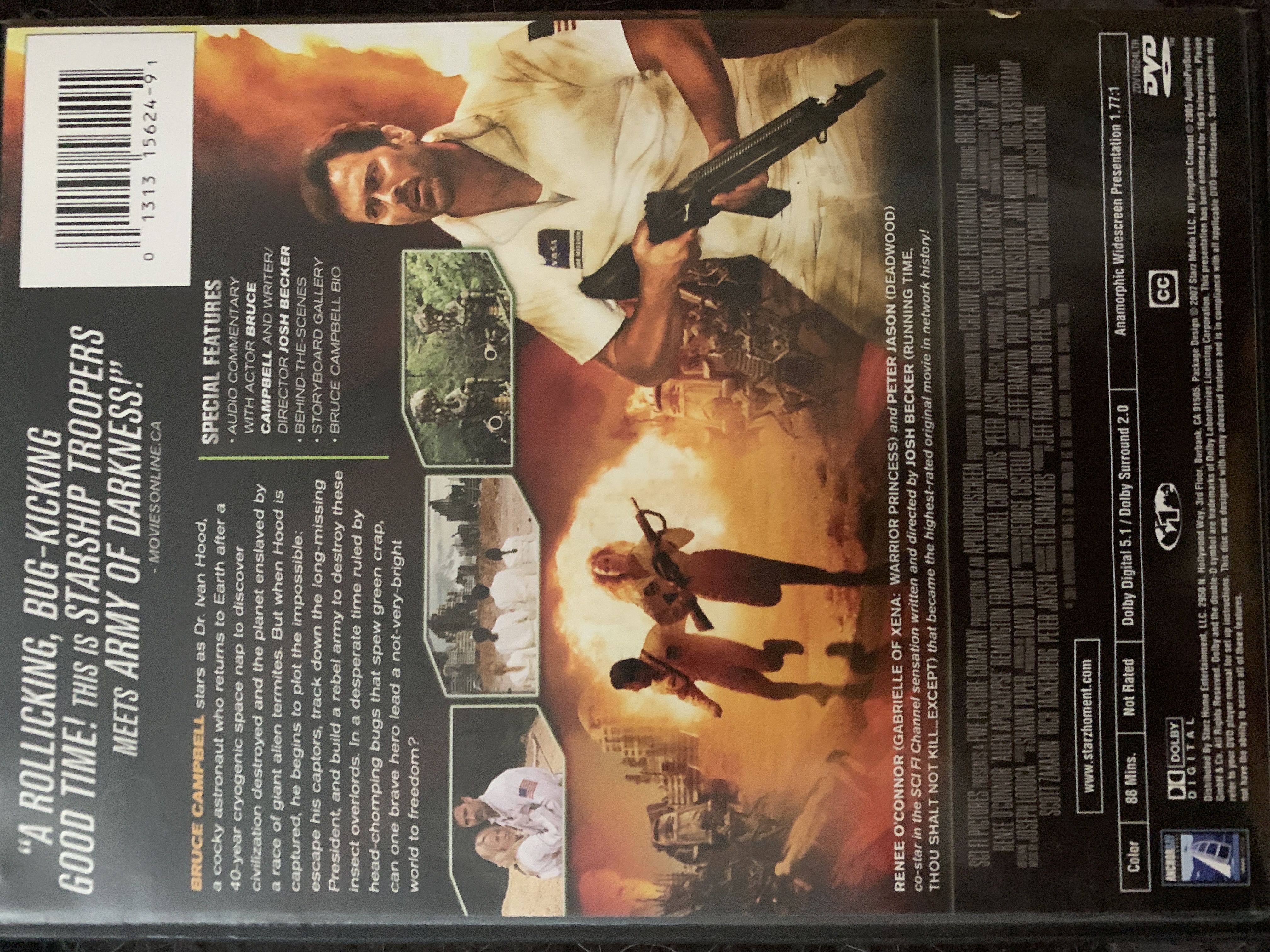 Alien Apocalypse DVD movie collectible [Barcode 013131562491] - Main Image 2