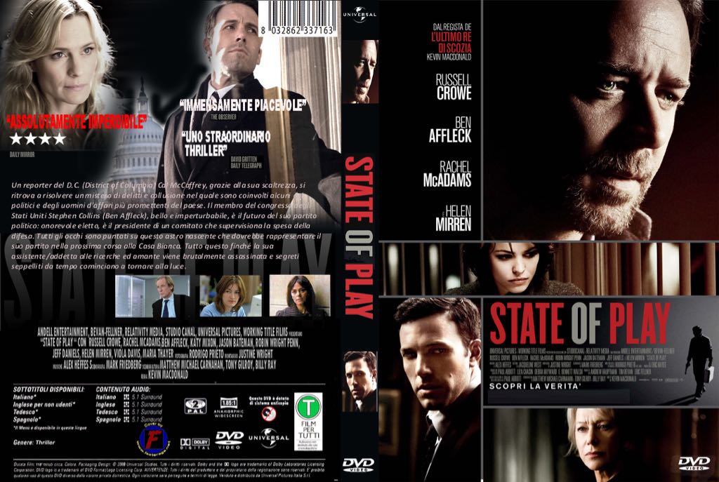 State of Play Digital Copy movie collectible [Barcode 5050582707526] - Main Image 2