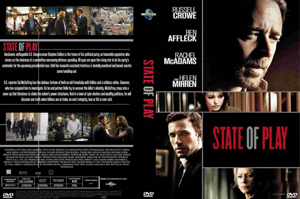 State of Play DVD movie collectible [Barcode 5050582729696] - Main Image 2