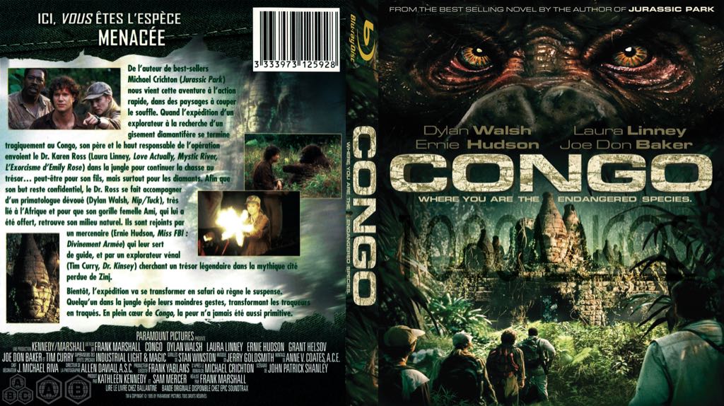 Congo DVD movie collectible [Barcode 032429273451] - Main Image 2