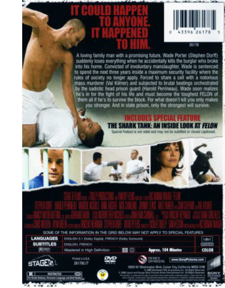 Felon DVD movie collectible [Barcode 505058285732] - Main Image 2
