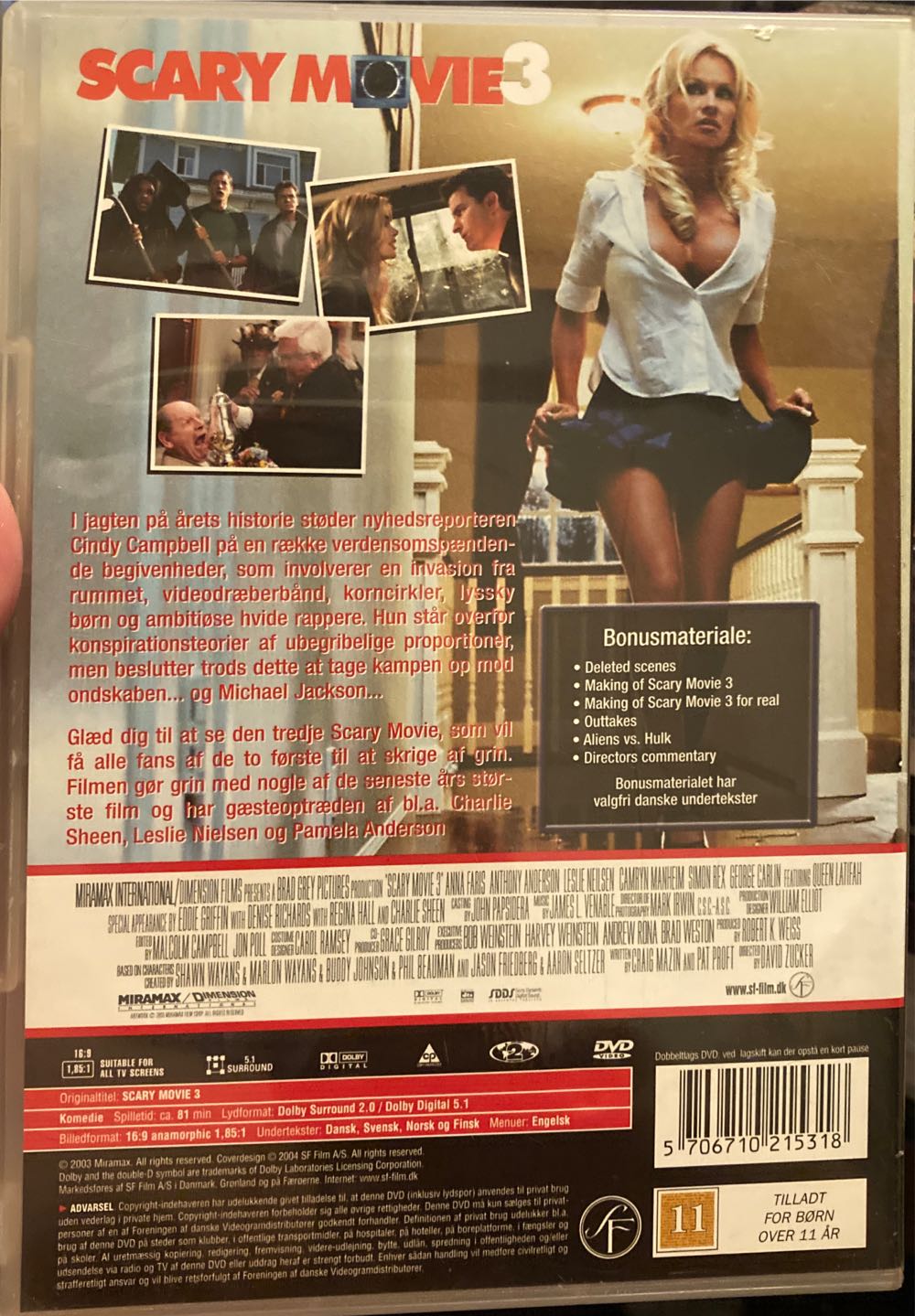 Scary Movie 3 DVD movie collectible [Barcode 5706710215318] - Main Image 2