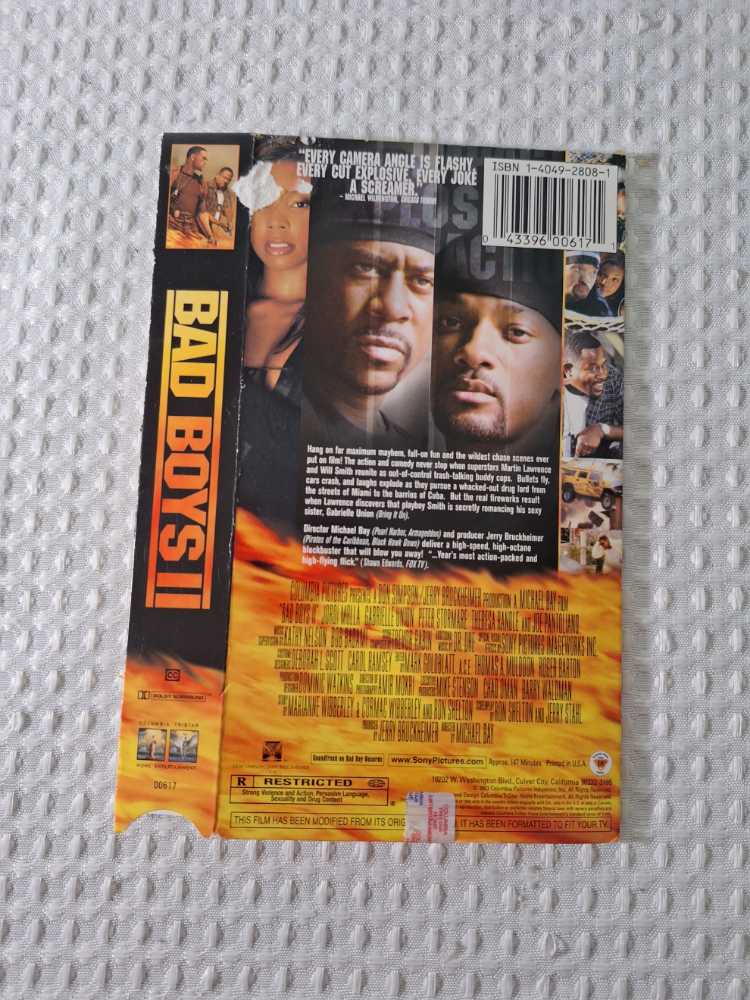 Bad Boys II (VHS) VHS movie collectible [Barcode 043396006171] - Main Image 2