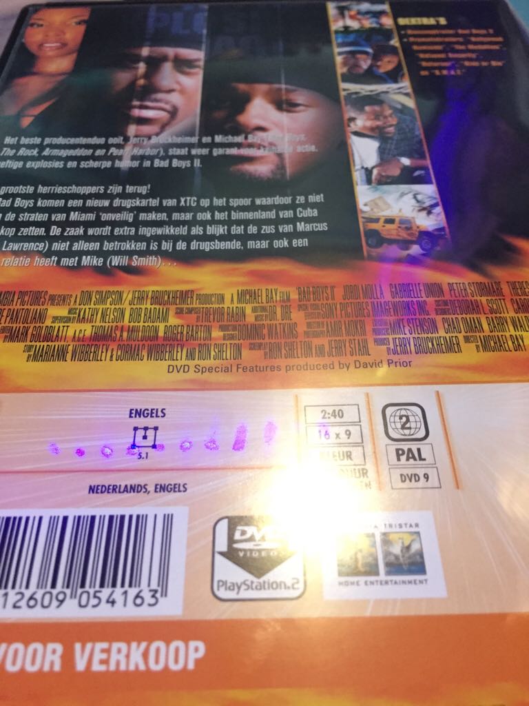 Bad Boys II DVD movie collectible [Barcode 8712609054163] - Main Image 2