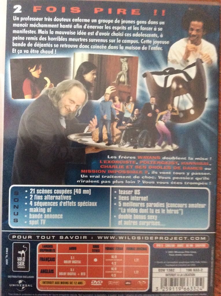 Scary Movie 2 DVD movie collectible [Barcode 3259119663324] - Main Image 2