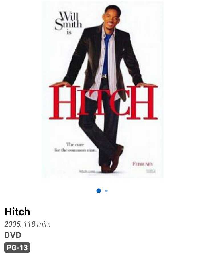 Hitch Digital Copy movie collectible [Barcode 011575112357] - Main Image 3