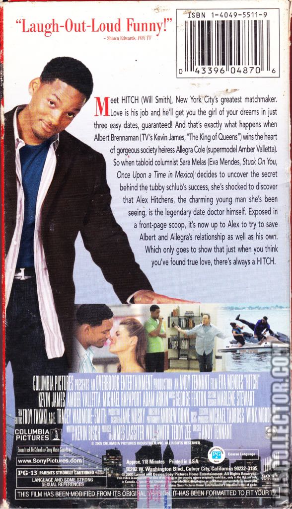 Hitch Video CD movie collectible [Barcode 043396048706] - Main Image 2