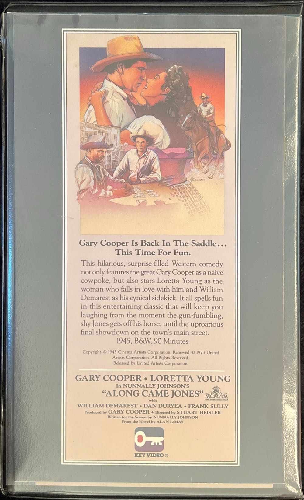 Along Came Jones Betamax movie collectible [Barcode 086162467158] - Main Image 2
