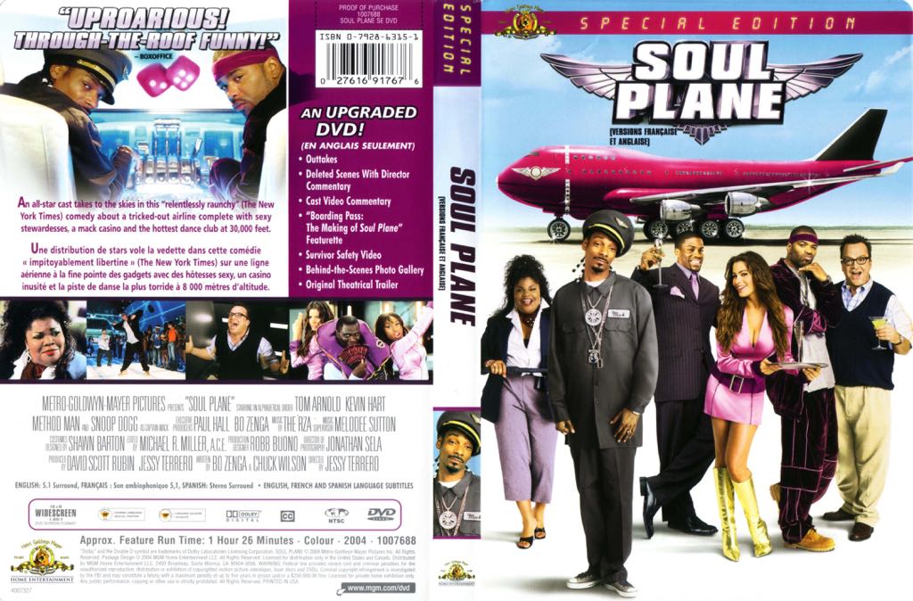 Soul Plane DVD movie collectible [Barcode 027616912152] - Main Image 2