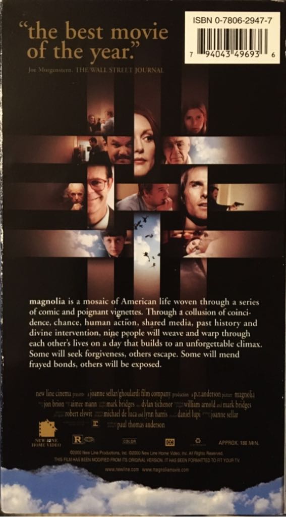 Magnolia VHS movie collectible [Barcode 794043496936] - Main Image 2