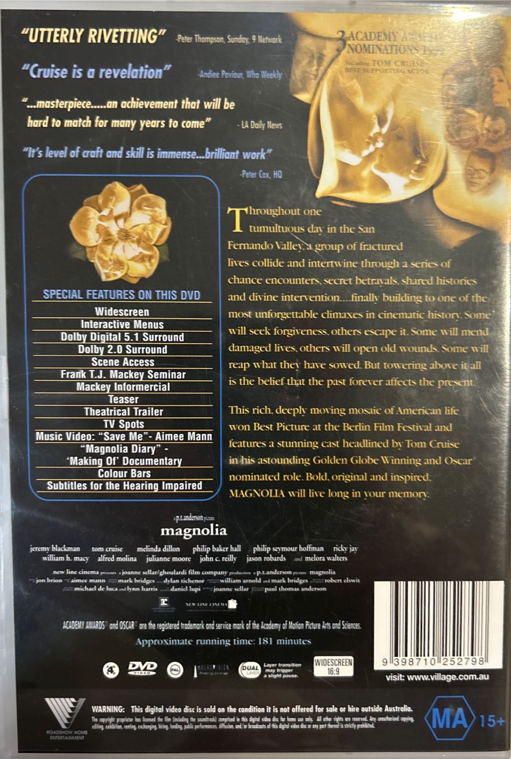 Magnolia DVD movie collectible [Barcode 9398710252798] - Main Image 2