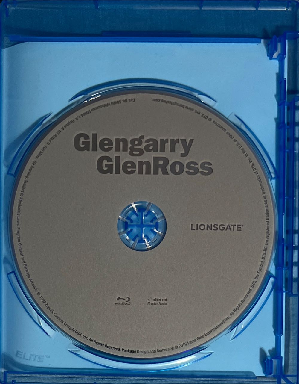 Glengarry Glen Ross Blu-ray movie collectible [Barcode 031398252368] - Main Image 3