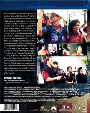 The Running Man  Blu-ray movie collectible [Barcode 887090054409] - Main Image 2