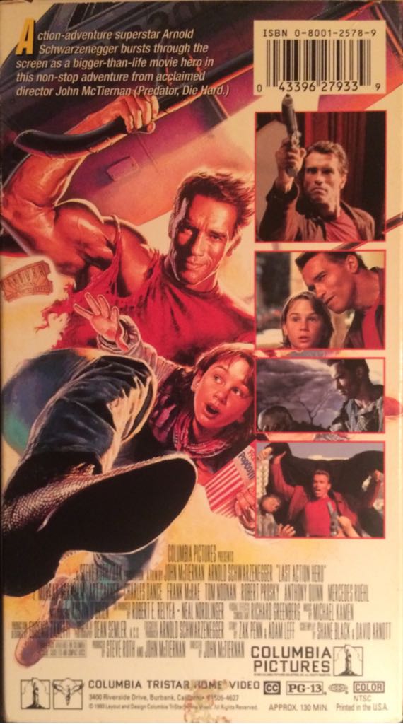 Last Action Hero VHS movie collectible [Barcode 043396279339] - Main Image 2