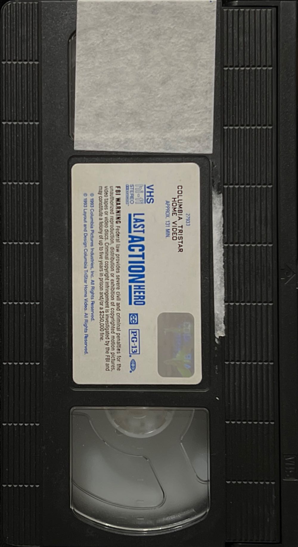 Last Action Hero VHS movie collectible [Barcode 043396279339] - Main Image 3