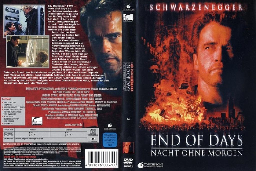 End of Days DVD movie collectible [Barcode 7393834134502] - Main Image 2