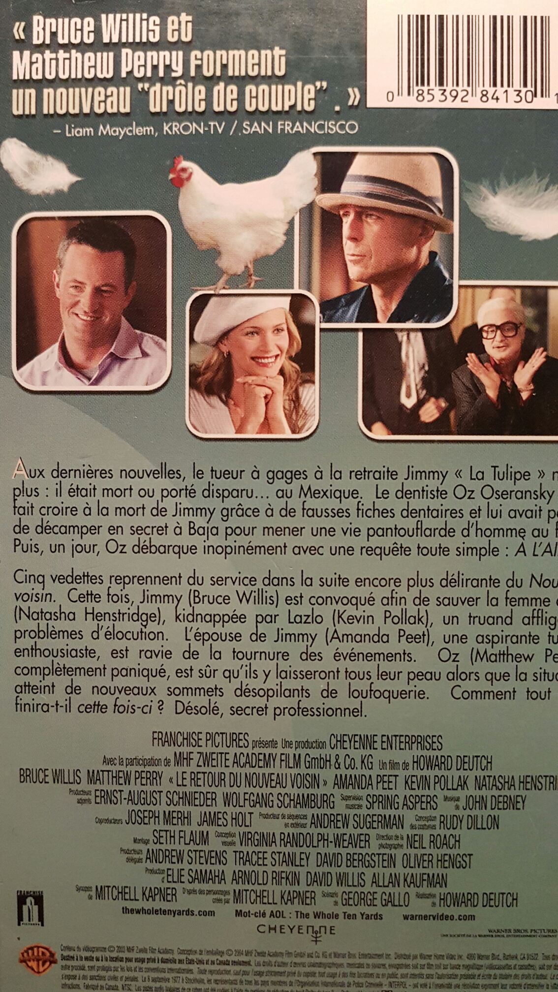 The Whole Ten Yards VHS movie collectible [Barcode 965304841523] - Main Image 2