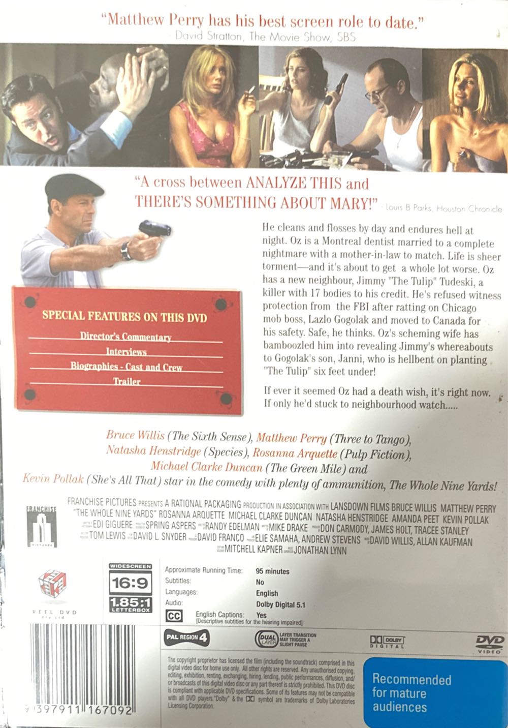 The Whole Nine Yards DVD movie collectible [Barcode 9397911167092] - Main Image 2