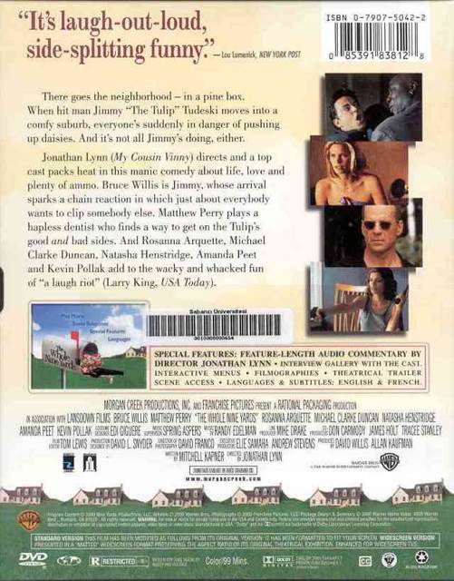The Whole Nine Yards DVD movie collectible [Barcode 9398710274394] - Main Image 2