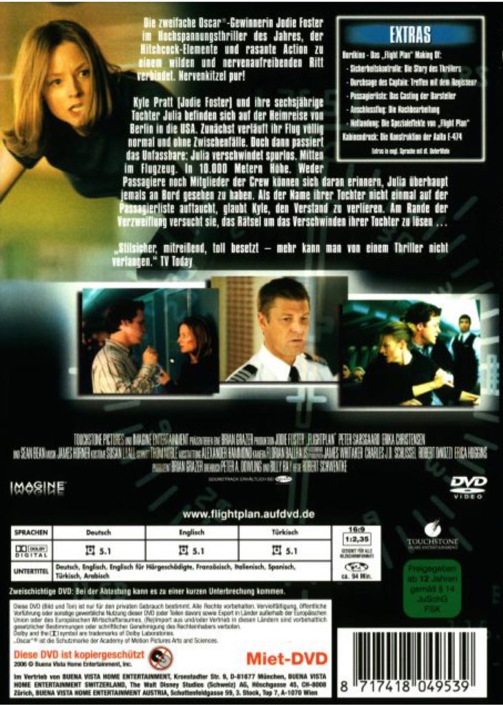 Flightplan DVD movie collectible [Barcode 8717418080112] - Main Image 2