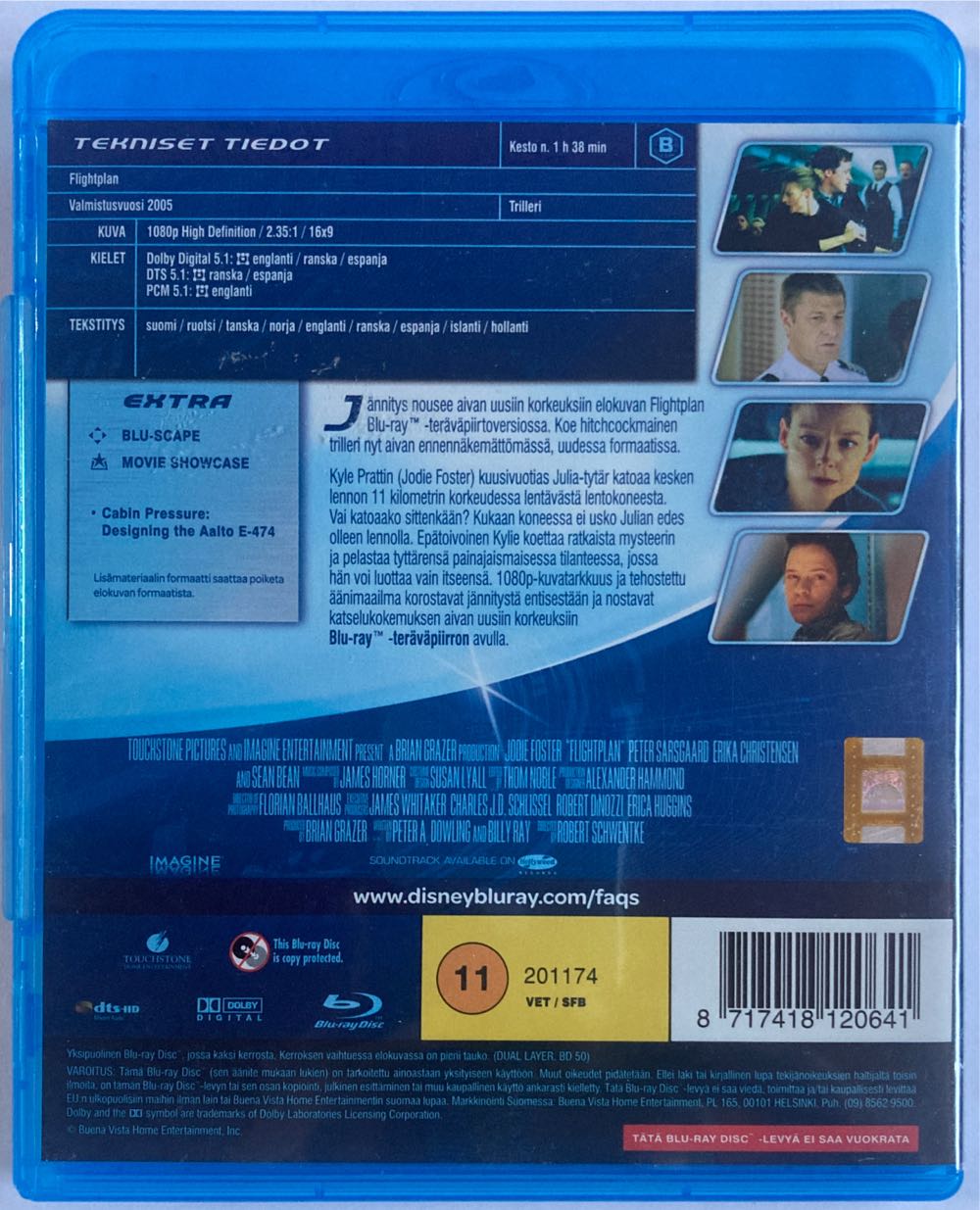 Flightplan Blu-ray movie collectible [Barcode 8717418120641] - Main Image 2