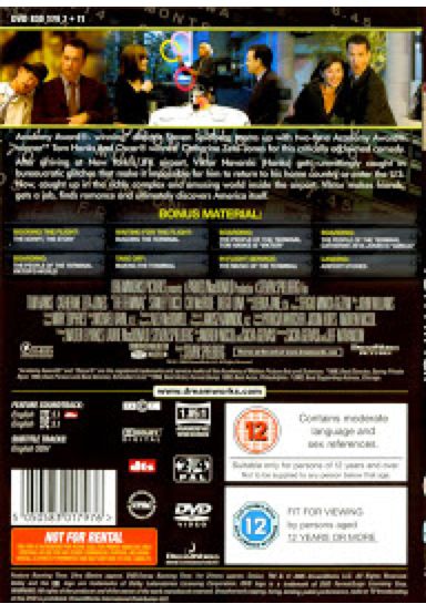 The Terminal DVD movie collectible [Barcode 5051188148232] - Main Image 2