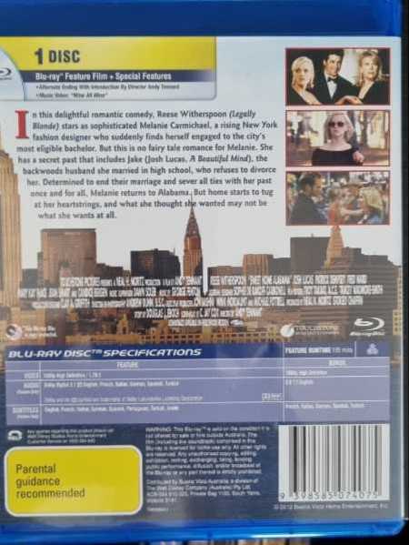 Sweet Home Alabama Blu-ray movie collectible [Barcode 9398585074075] - Main Image 2