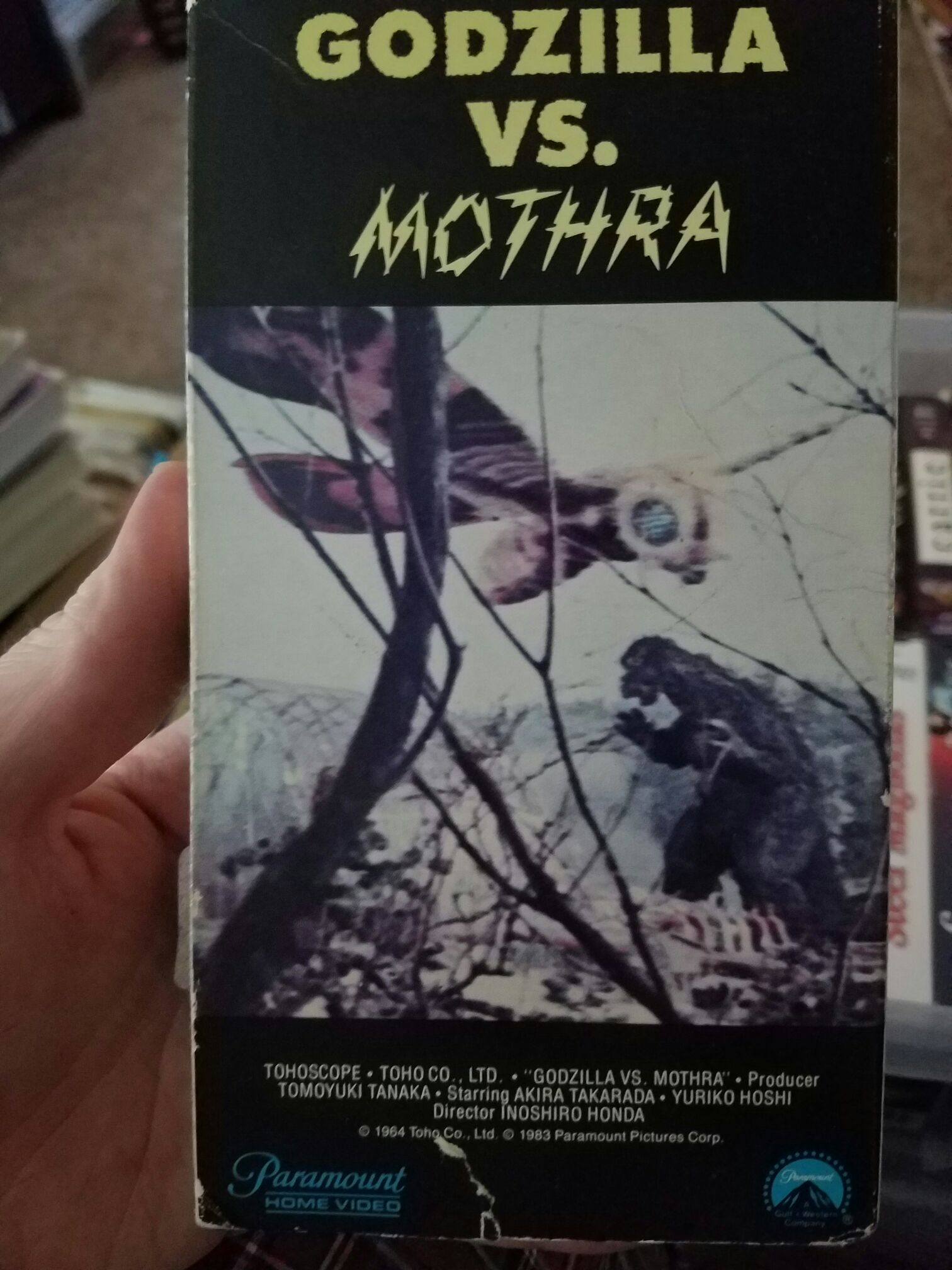 Godzilla vs. Mothra VHS movie collectible - Main Image 1