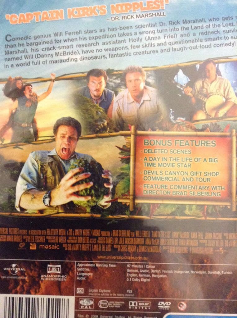 Land of the Lost DVD movie collectible [Barcode 5050582730128] - Main Image 2