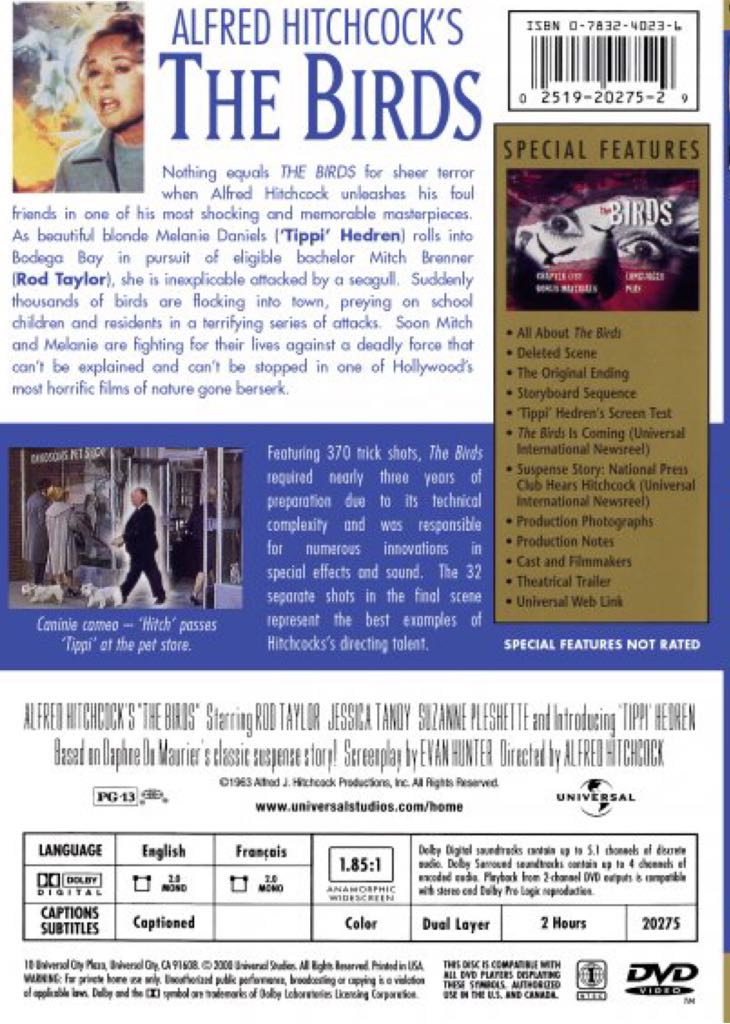 Birds, The DVD movie collectible - Main Image 2