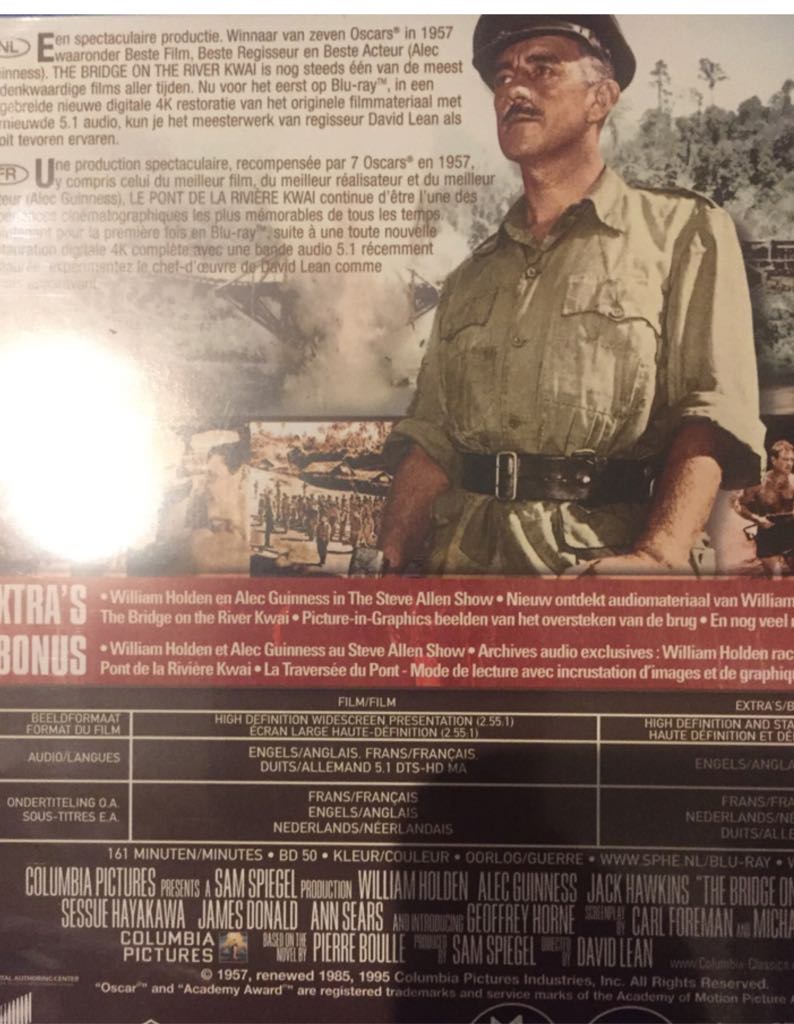 Bridge on The River Kwai Blu-ray movie collectible [Barcode 8712609659429] - Main Image 2