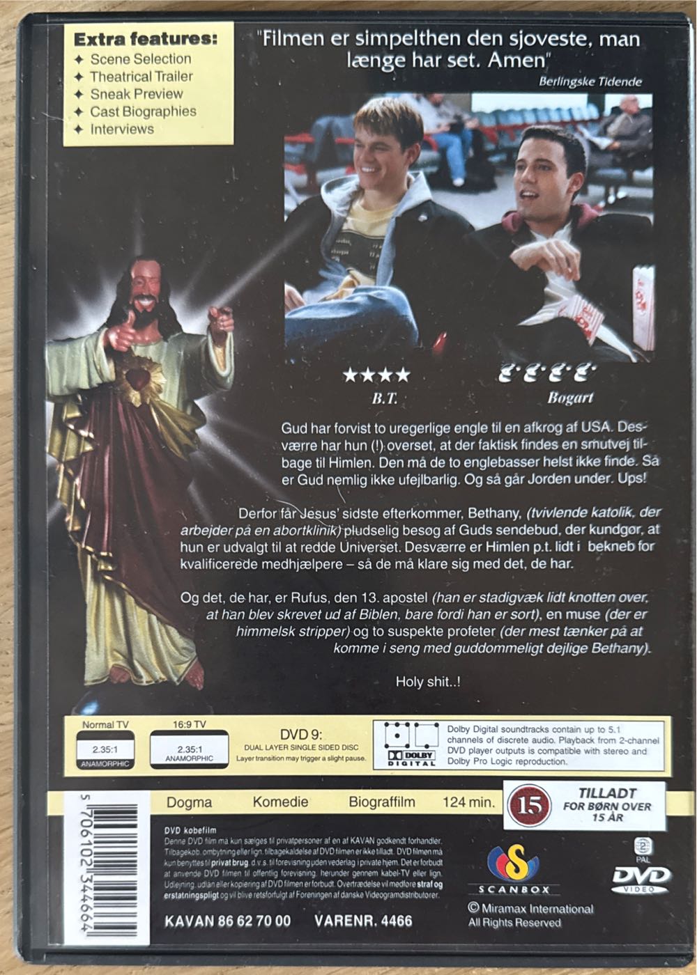 Dogma DVD movie collectible [Barcode 5706102344664] - Main Image 2