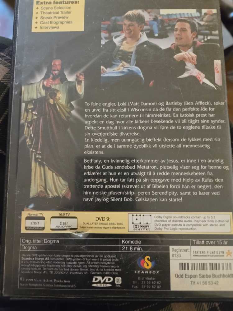 Dogma DVD movie collectible [Barcode 5706122344668] - Main Image 2
