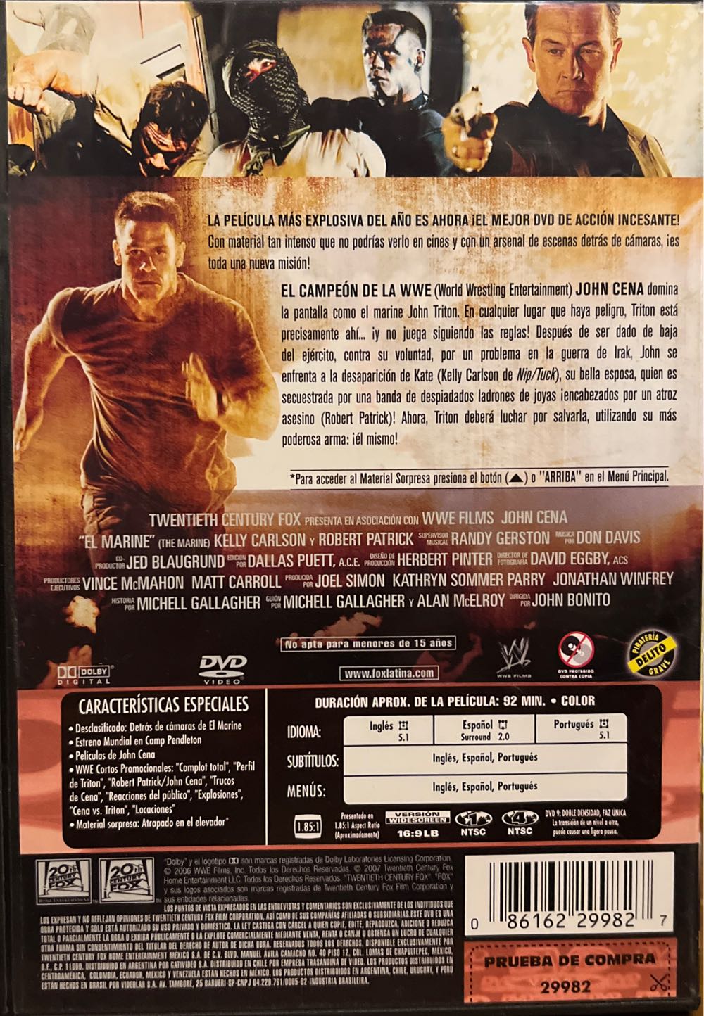 El Marine DVD movie collectible [Barcode 086162299827] - Main Image 2