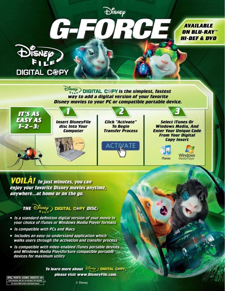 G-Force Blu-ray movie collectible [Barcode 8717418220976] - Main Image 2